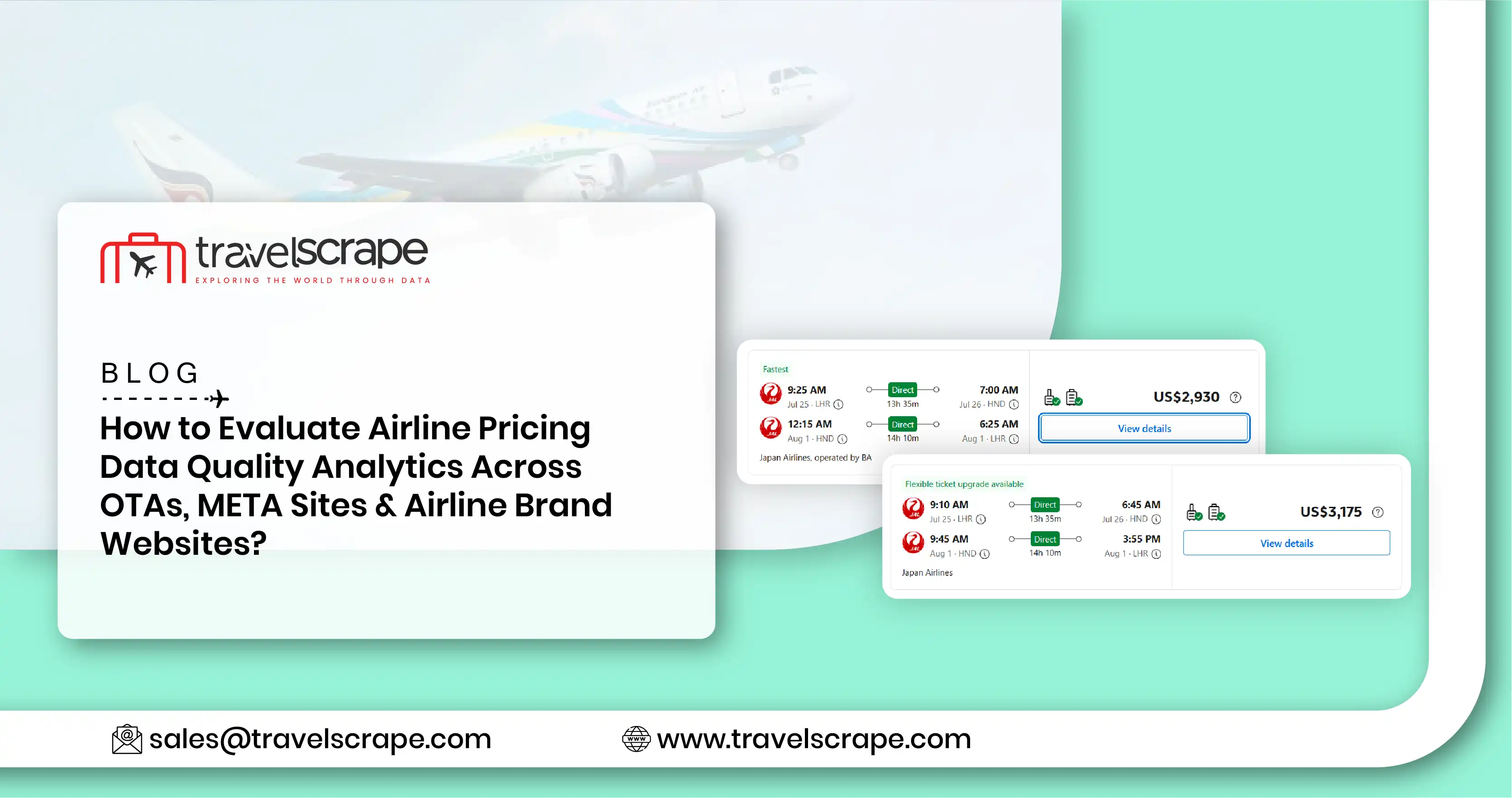 Airline Pricing Data Quality Analytics Across OTAs & META Sites